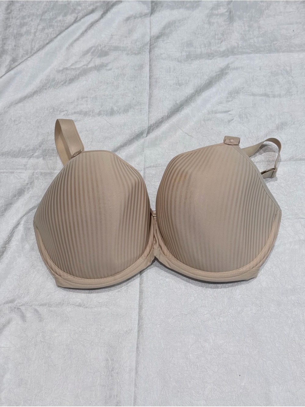 Freya Underwire Bra Beige Strip 32I Full Coverage Supportive Lingerie